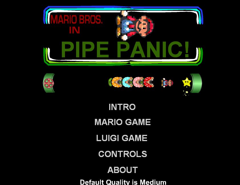 Mario Bros in Pipe Panic